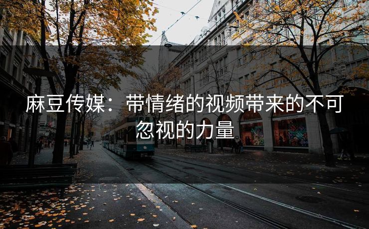 麻豆传媒：带情绪的视频带来的不可忽视的力量  第1张